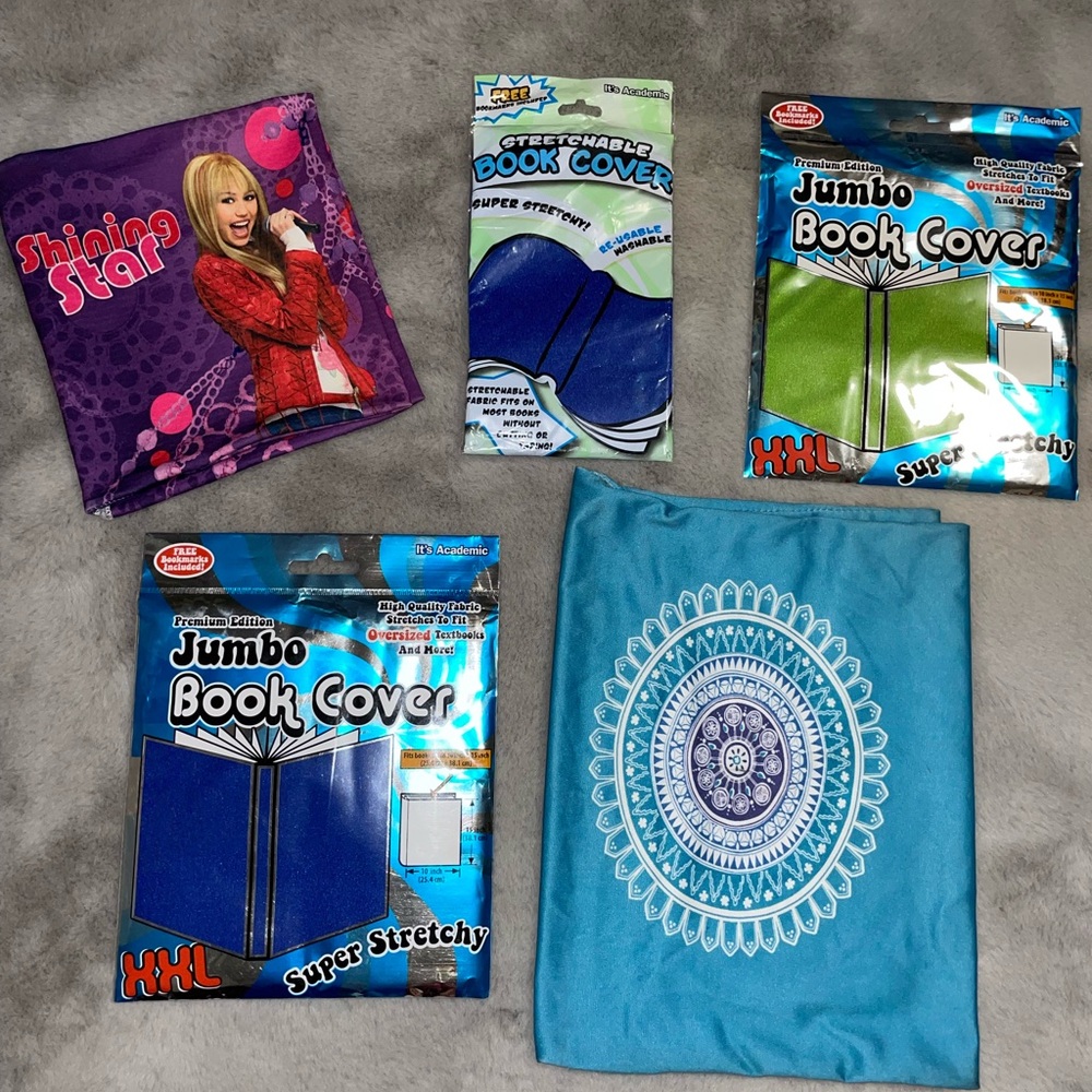 📚Assorted Stretchable Book Covers
